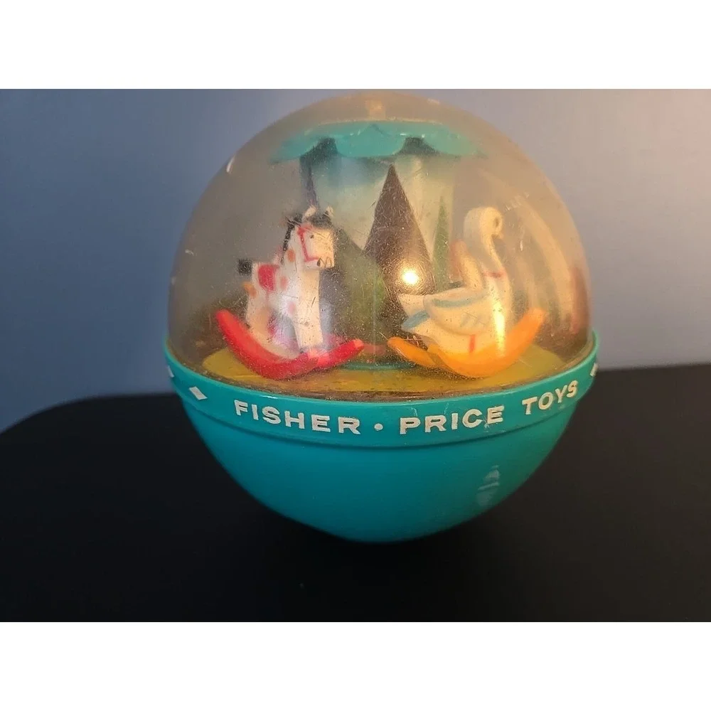 Fisher‎ Price ROLY POLLY CHIME BALL Preschool Toys 6